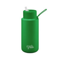 34oz Reusable Bottle - Straw Lid - Evergreen