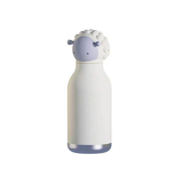 Bestie Bottle Sheep Double Wall Insulated Bottle 460ml White