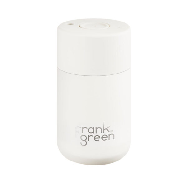 12oz Reusable Cup - Push Button Lid - Cloud