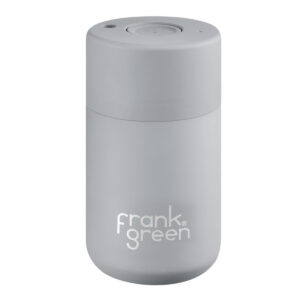 12oz Reusable Cup - Push Button Lid - Harbour Mist
