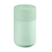 12oz Reusable Cup - Push Button Lid - Mint Gelato