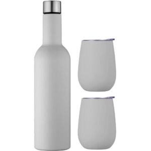 Wine Travellers Set - Dove Grey