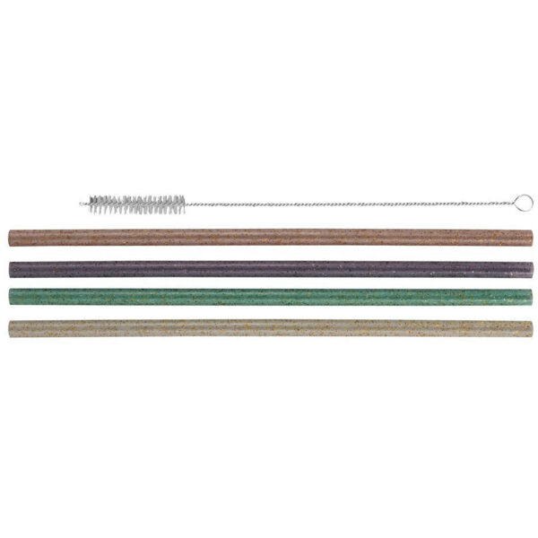 Reusable Straws Glitter Set Of 12