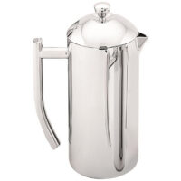 Sleek Twin Wall Coffee Plunger - 800ml Stainless Steel