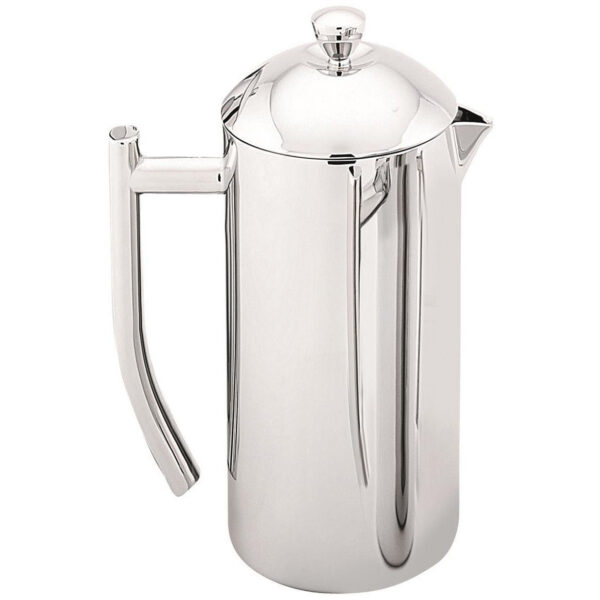 Sleek Twin Wall Coffee Plunger - 800ml Stainless Steel
