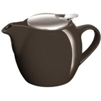 Camelia Ceramic Teapot 500ml - Pitch Black