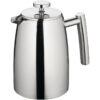 Modena Twin Wall Coffee Plunger Stainless Steel 800ml