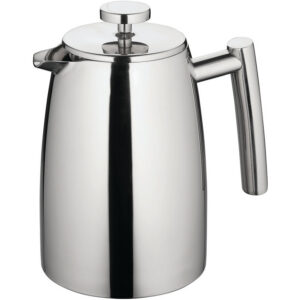Modena Twin Wall Coffee Plunger Stainless Steel 800ml
