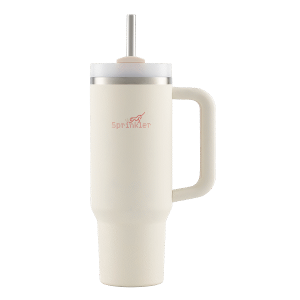 Sunny Insulated Tumbler with Straw Lid 1L - Sand Dune