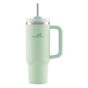 Sunny Insulated Tumbler with Straw Lid 1L - Soft Mint