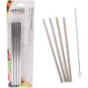 S/S Straight Smoothie Straws set 4