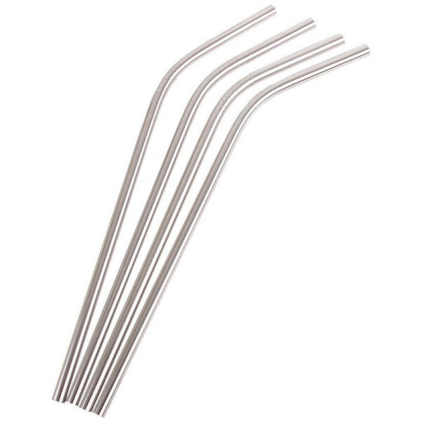 Stainless Steel Bent Drinking Straw - Individual