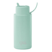 34oz Reusable Bottle - Flip Lid - Peppermint