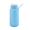 34oz Reusable Bottle - Straw Lid - Sky Blue
