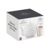 Teapot 6 Cup White