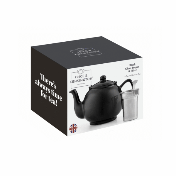 Teapot 2 Cup Black