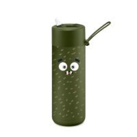 Franksters 20oz Reusable Bottle - Flip Lid - Khaki Scout