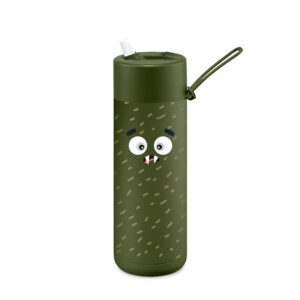 Franksters 20oz Reusable Bottle - Flip Lid - Khaki Scout