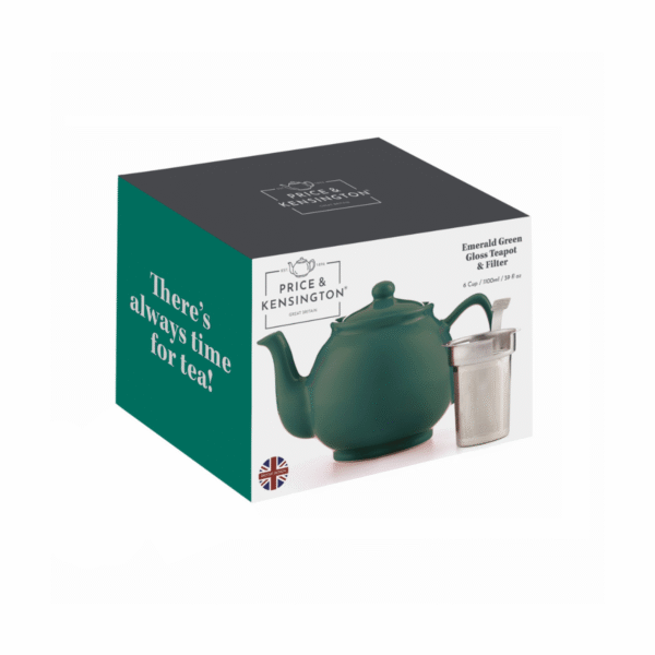 Teapot 6 Cup Green