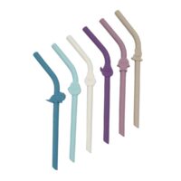 Luxe Silicone Straws Set 6 (6 Asst.