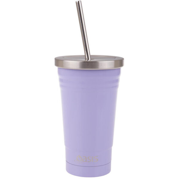 8920LC.jpg Double Wall Insulated Tumbler W/Straw