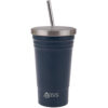 Double Wall Insulated Tumbler W/Straw