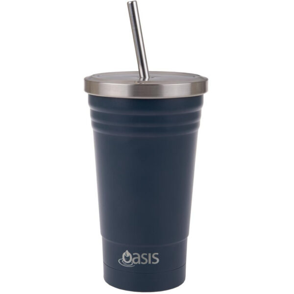8920NY.jpg Double Wall Insulated Tumbler W/Straw