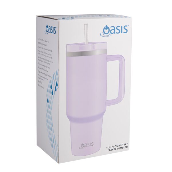 Commuter Travel Tumbler S/S Double Wall Insulated 1.2L - Orchid