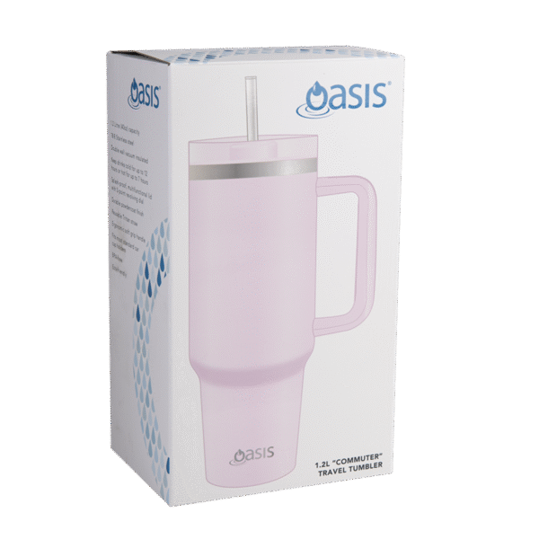 Commuter Travel Tumbler S/S Double Wall Insualted 1.2L - Pink Lemonade