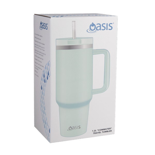 Commuter Travel Tumbler S/S Double Wall Insualted 1.2L - Sea Mist