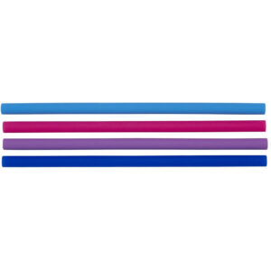 Silicone Thick Smoothie Straw - Straight (Individual)