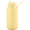 34oz Reusable Bottle - Straw Lid - Buttermilk
