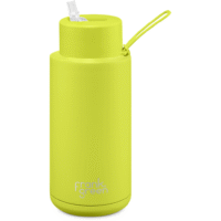34oz Reusable Bottle - Straw Lid - Neon Yellow