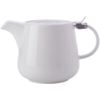 White Basics Teapot With Infuser 1.2L - White