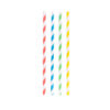 Papers Straws 20Cm R/Bow-Set 50