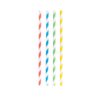 Papers Straws 20Cm R/Bow-Set 50