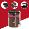 Glass Coffee Jar w/ Moka Top