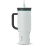 Tumbler Stainless Steel 40oz Cloudscape (Grey White)