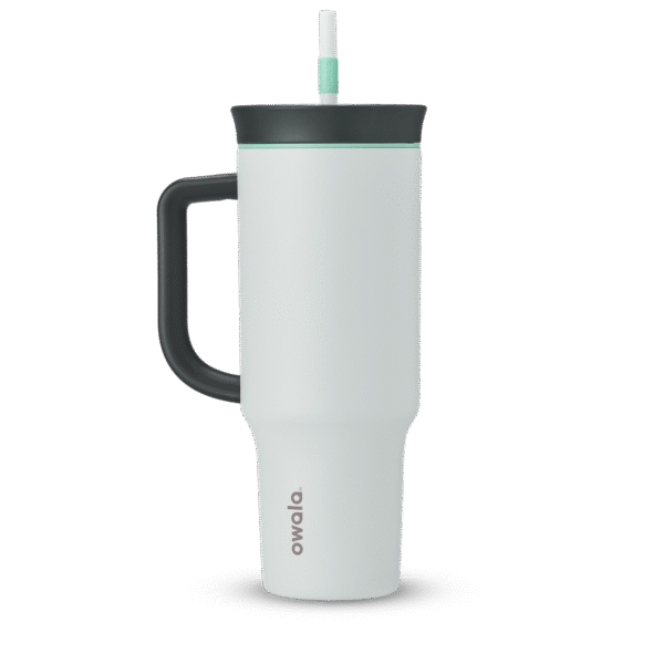Tumbler Stainless Steel 40oz Cloudscape (Grey White)