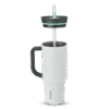 Tumbler Stainless Steel 40oz Cloudscape (Grey White)