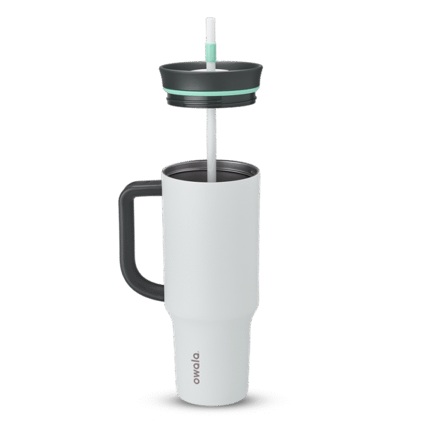 Tumbler Stainless Steel 40oz Cloudscape (Grey White)