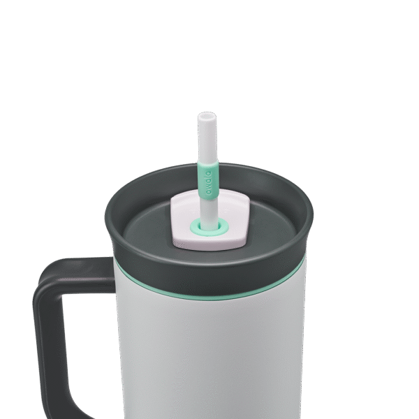 Tumbler Stainless Steel 40oz Cloudscape (Grey White)
