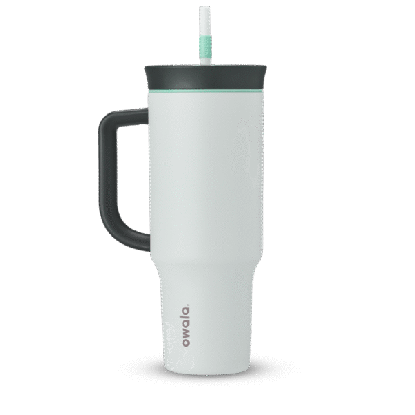 Tumbler Stainless Steel 40oz Cloudscape (Grey White)