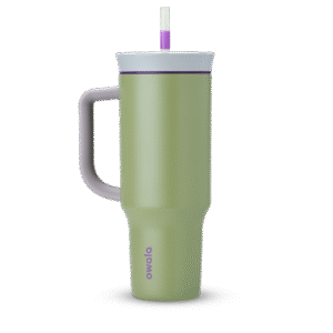 Tumbler Stainless Steel 40oz Hip Cactus (Grey Green)