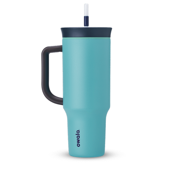 Tumbler Stainless Steel 40oz Splash Zone (Grey Teal)