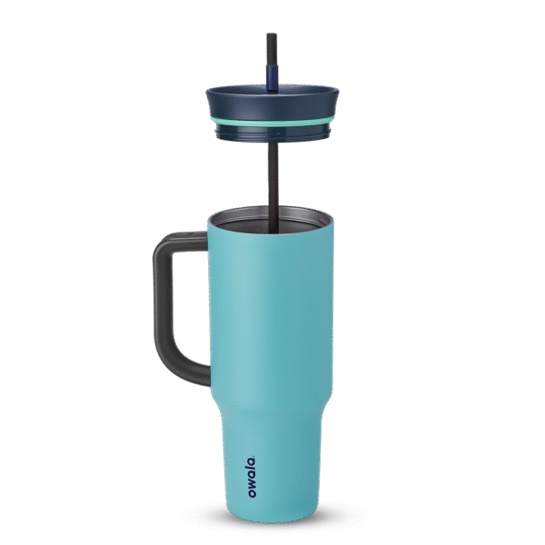 Tumbler Stainless Steel 40oz Splash Zone (Grey Teal)