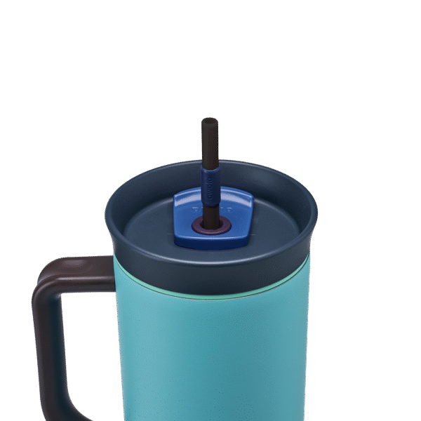 Tumbler Stainless Steel 40oz Splash Zone (Grey Teal)