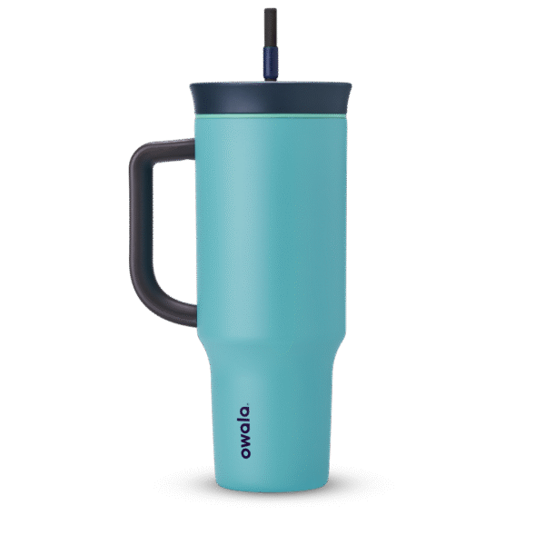 Tumbler Stainless Steel 40oz Splash Zone (Grey Teal)