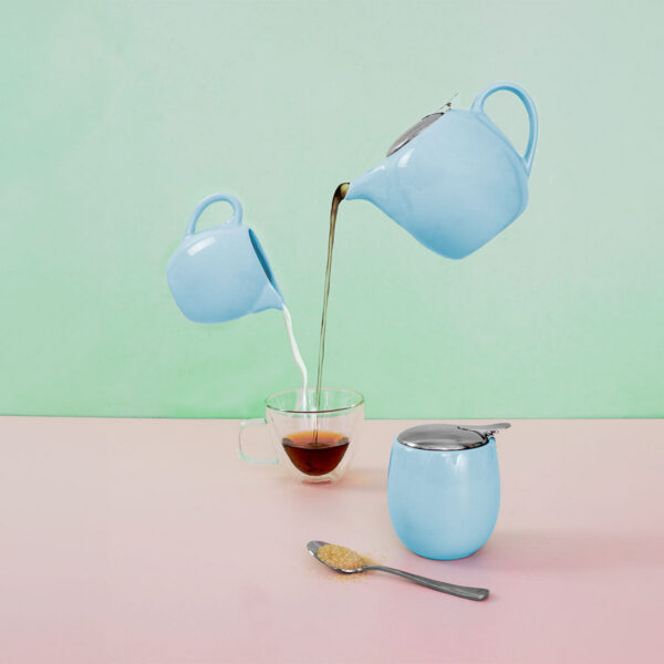 Camelia Ceramic Teapot 750ML - Duck Egg Blue