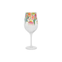 Royal Botanic Gardens Eucalyptus Bloom Wine Glass 500ml Set of 4 Gift Boxed